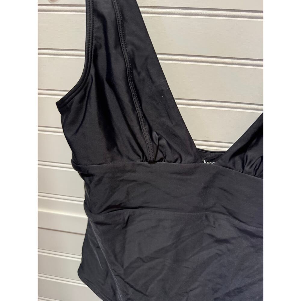 Quince Italian Plunge One Piece Swimsuit Size M - Picture 3 of 9